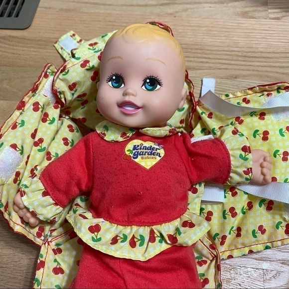 Vintage Kinder Garden Strawberry Baby Doll Rose Kids Toy